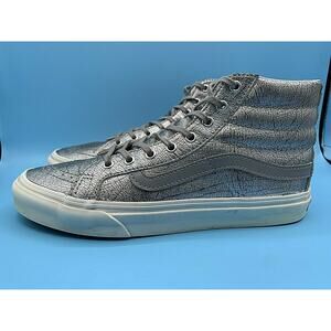 VANS Skateboarding Sneakers Athletic Shoes High Tops Metallic Women's Sz 8 RARE